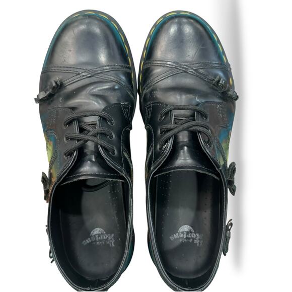Dr. Martens Size 10 1461 Womens Bow Smooth Leather Oxford Shoes in Black - Picture 9 of 16